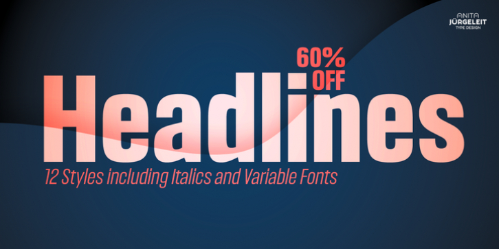 Headlines font preview