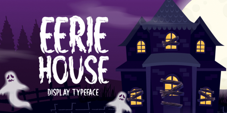 Eerie House font preview