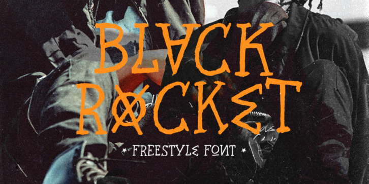 Black Rocket Freestyle font preview