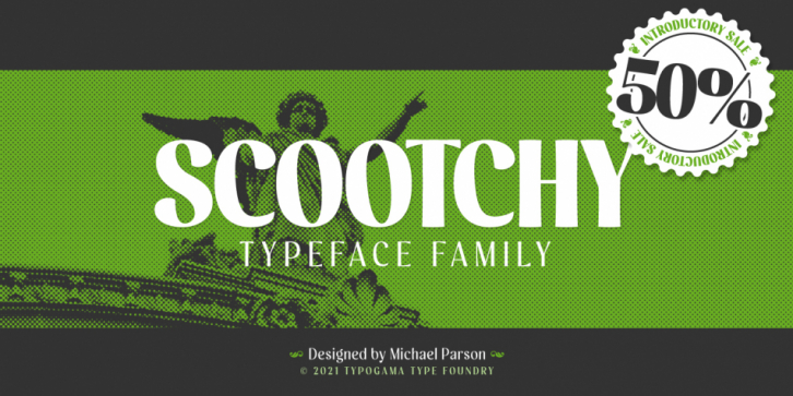 Scootchy font preview