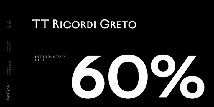 TT Ricordi Greto font preview