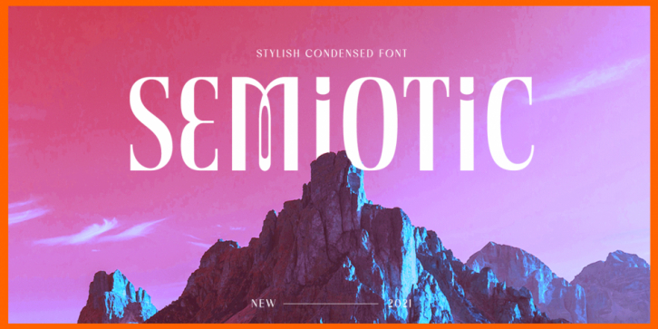 Semiotic font preview