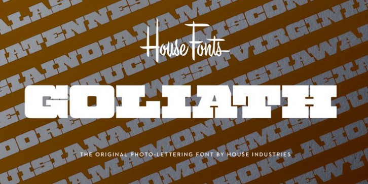 Plinc Goliath font preview