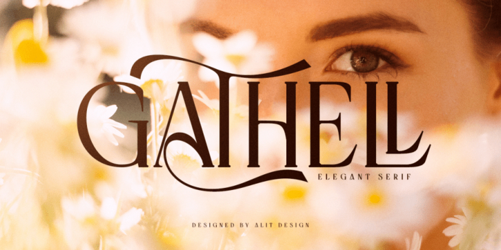 Gathell Typeface font preview