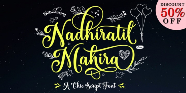 Nadhiratil Mahira font preview