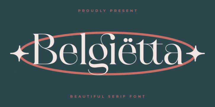 Belgietta font preview