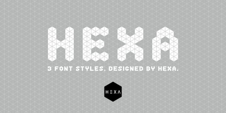 Hexa font preview