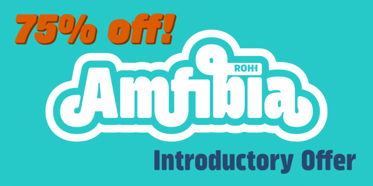 Amfibia font preview