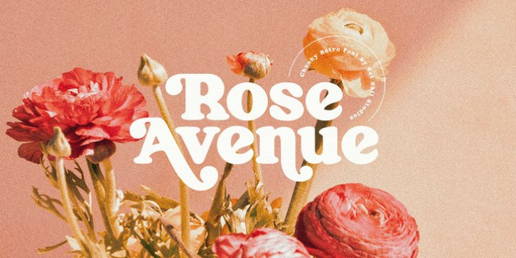 Rose Avenue font preview