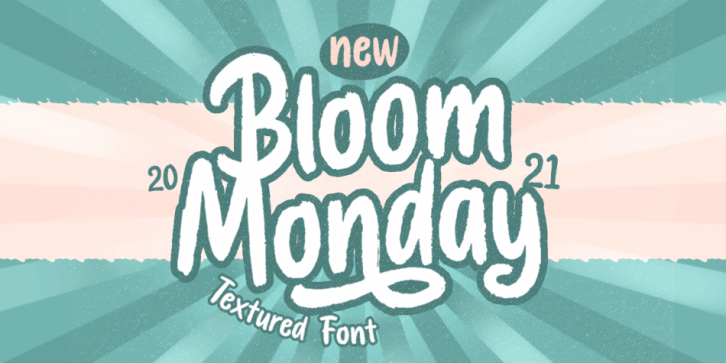 Bloom Monday font preview