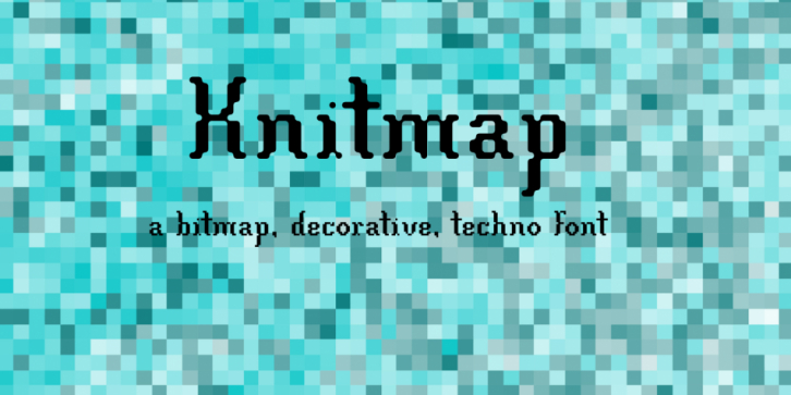 Knitmap font preview