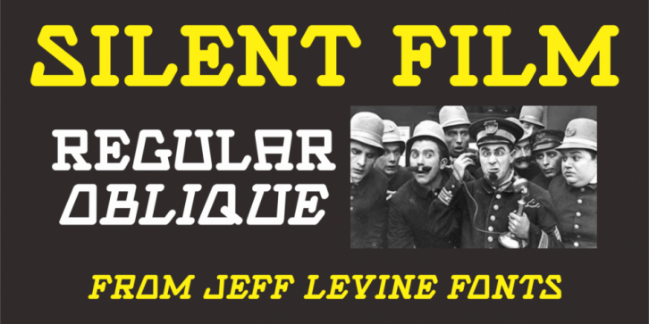 Silent Film JNL font preview