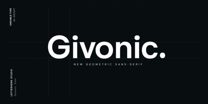 Givonic font preview