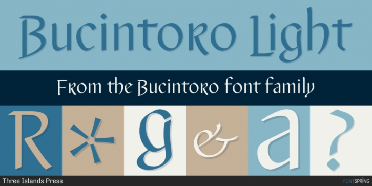 Bucintoro font preview