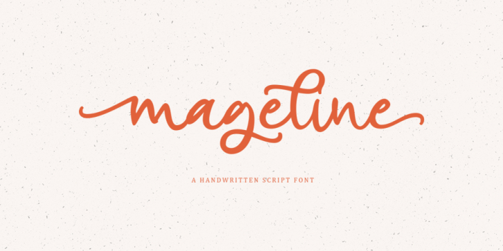Mageline font preview