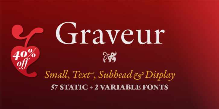 Graveur Variable font preview