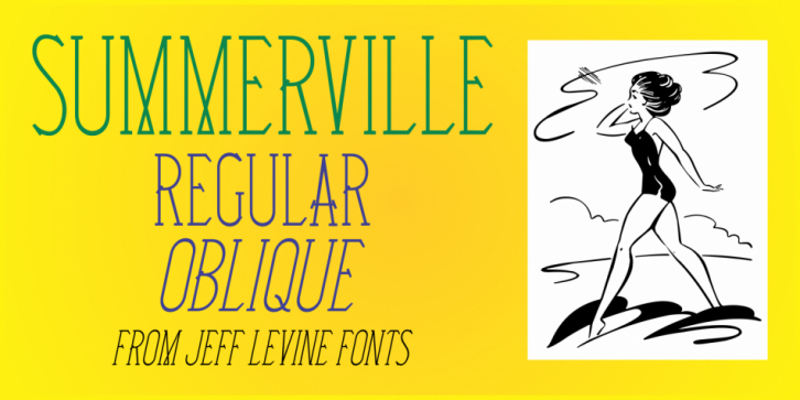 Summerville JNL font preview