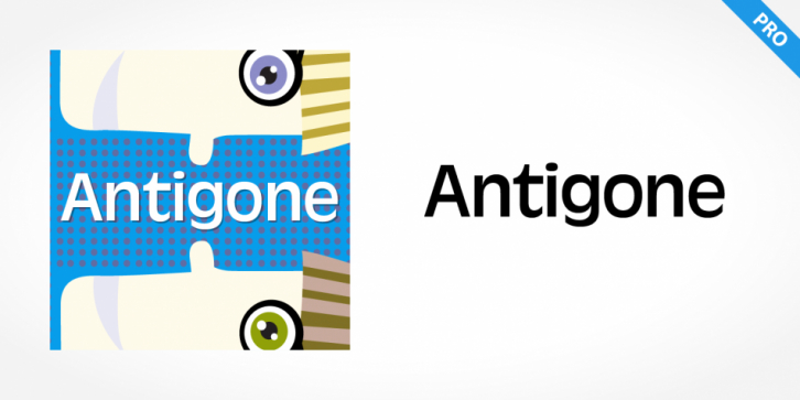 Antigone Pro font preview