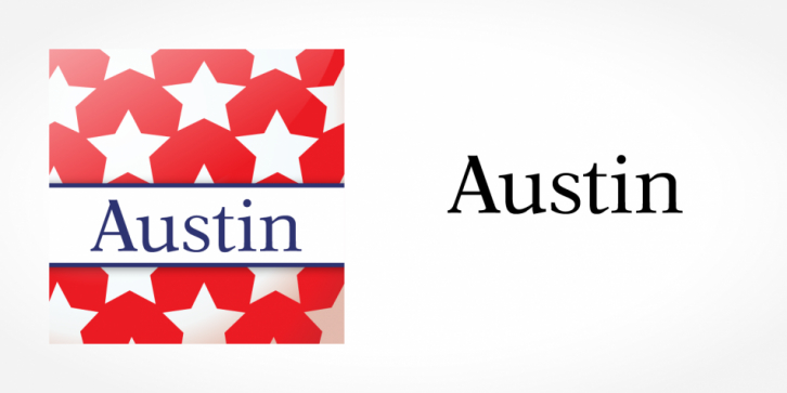 Austin Pro font preview