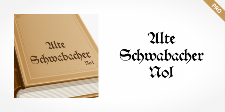 Alte Schwabacher No1 Pro font preview