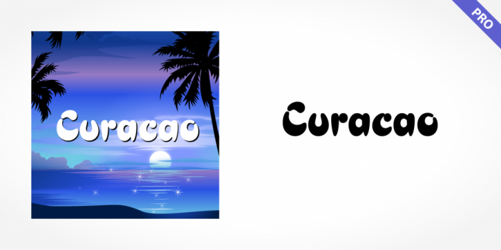 Curacao Pro font preview
