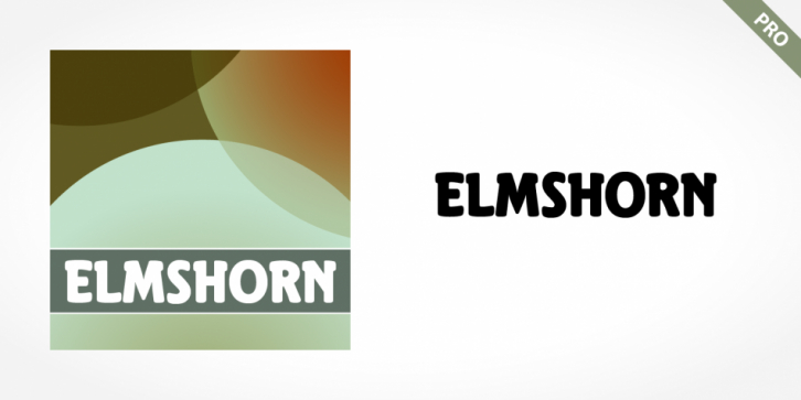 Elmshorn Pro font preview