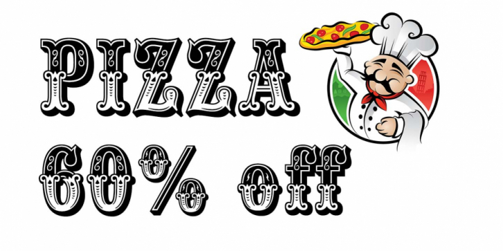 Pizza font preview