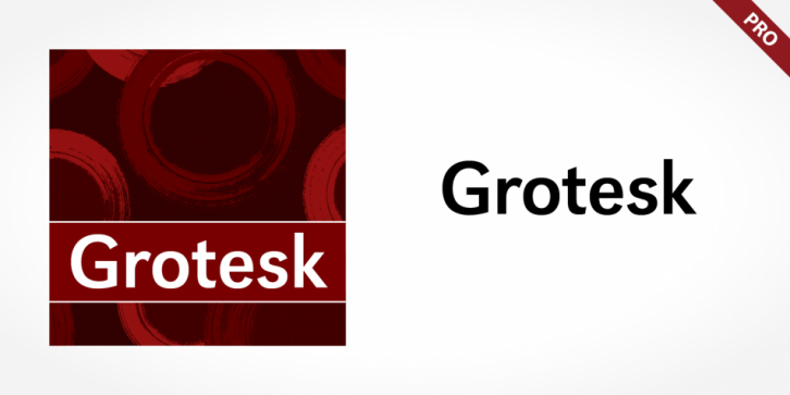 Grotesk Pro font preview