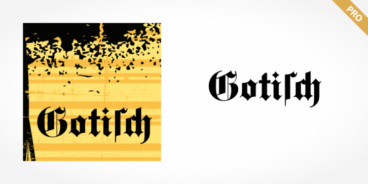 Gotisch Pro font preview