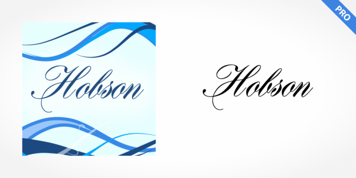 Hobson Pro font preview
