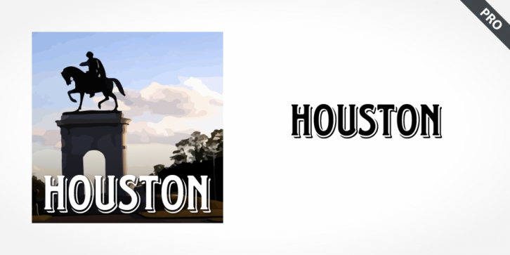 Houston Pro font preview