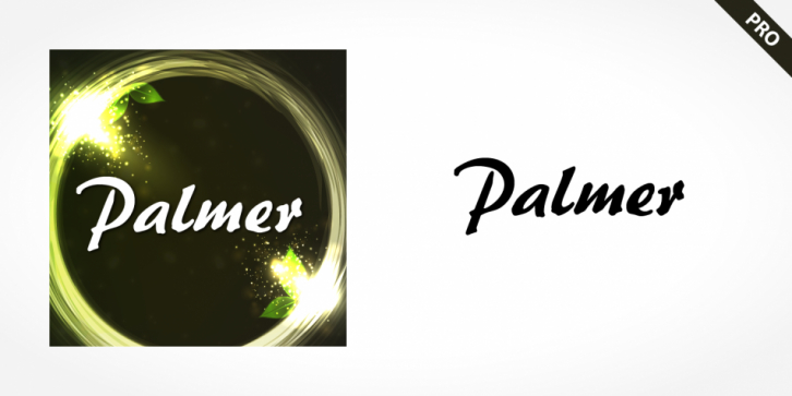 Palmer Pro font preview