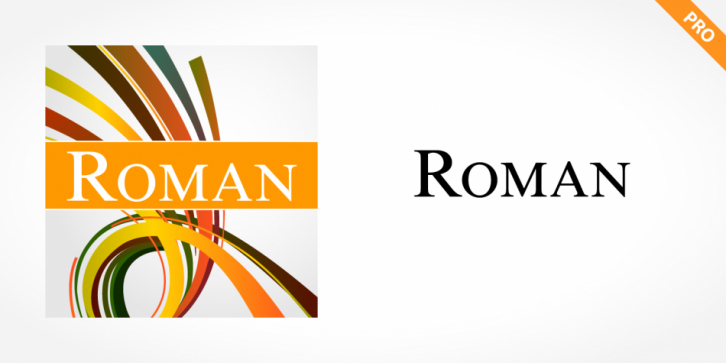 Roman Pro font preview