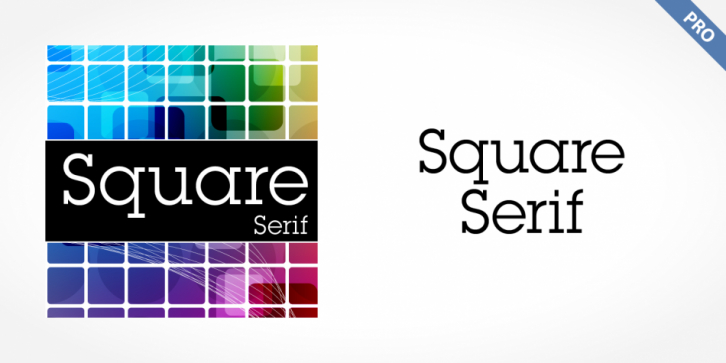 Square Serif Pro font preview