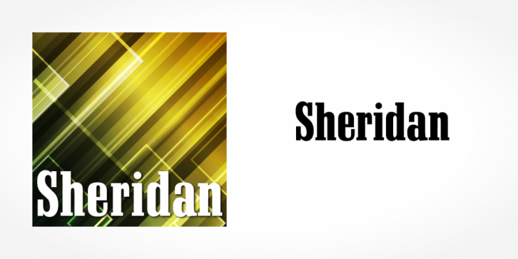 Sheridan font preview