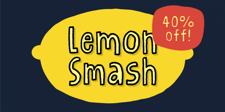 Lemon Smash font preview