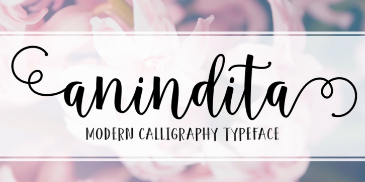 Anindita Script font preview