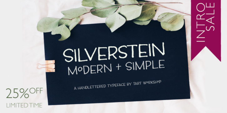 Silverstein font preview