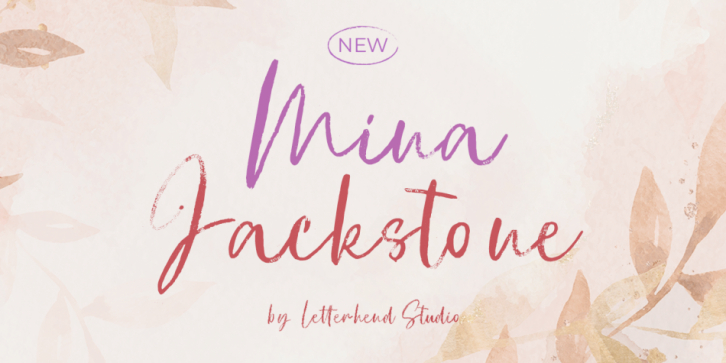 Mina Jackstone font preview
