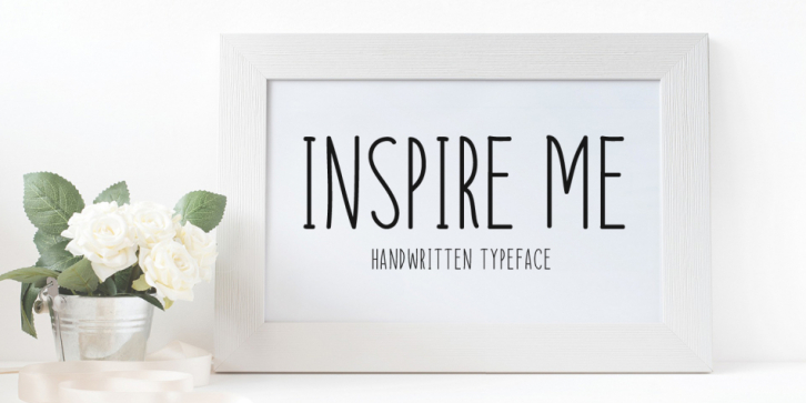 Inspire Me font preview