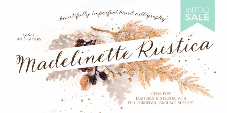 Madelinette Rustica font preview