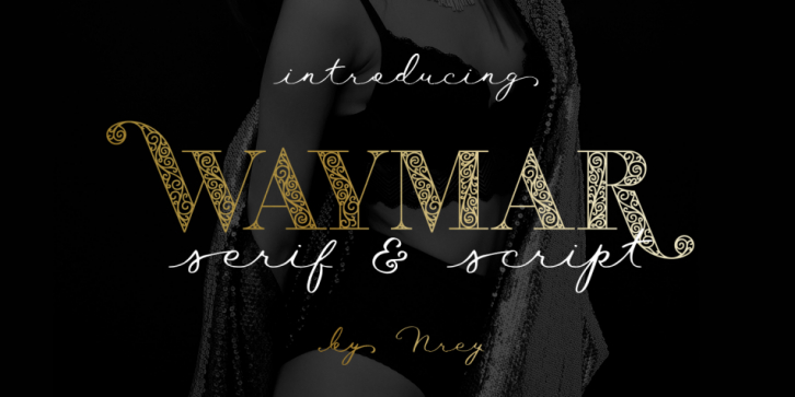 Waymar font preview