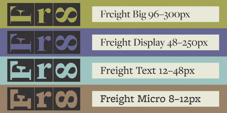 Freight Micro Pro font preview