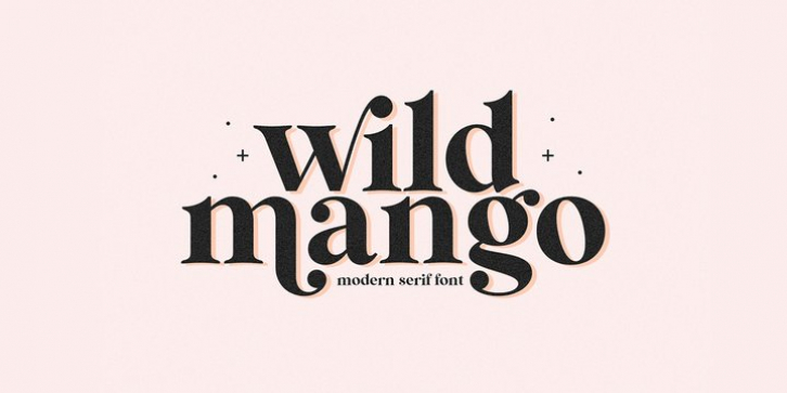 Wild Mango font preview