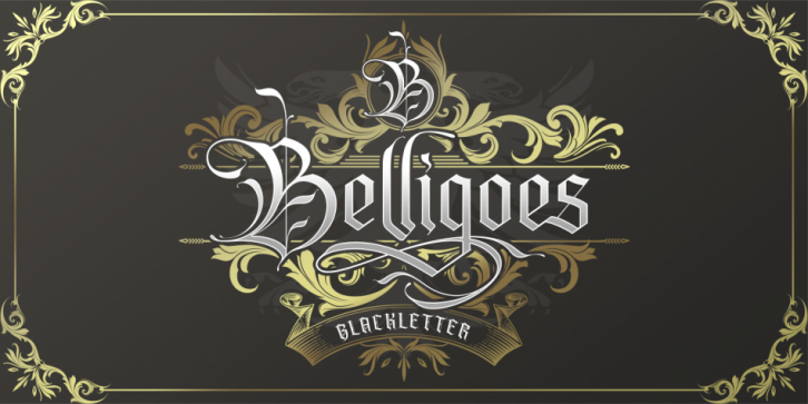 Belligoes font preview