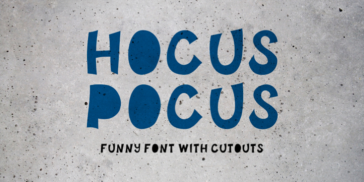 Hocus Pocus font preview