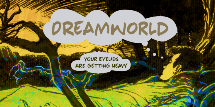 Dreamworld font preview