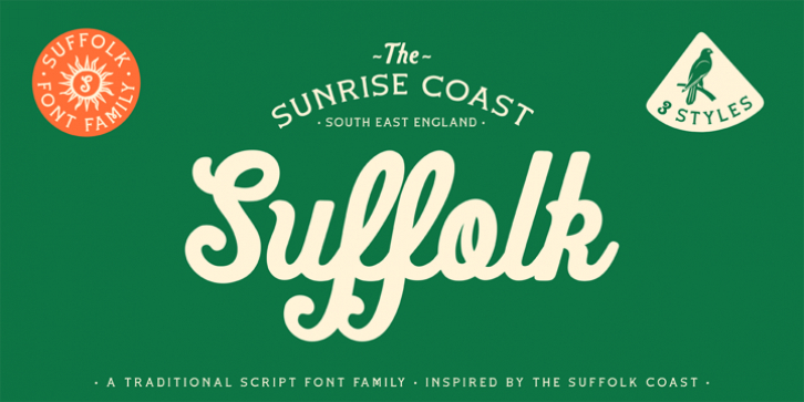 Suffolk font preview