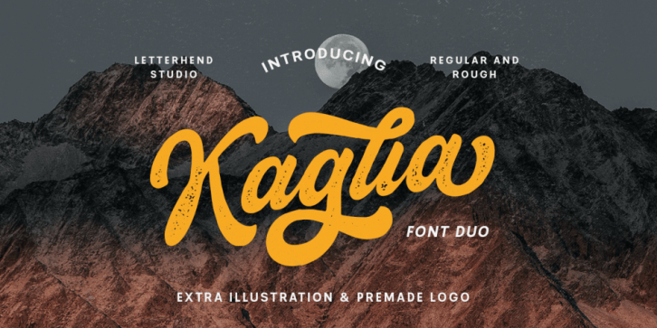 Kaglia font preview