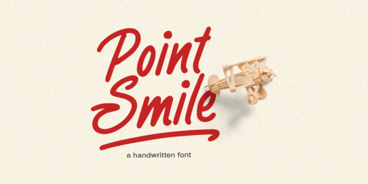 Point Smile font preview
